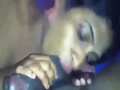 A dark-skinned, ugly amateur My friend's Desi wife provides valuable BJ.